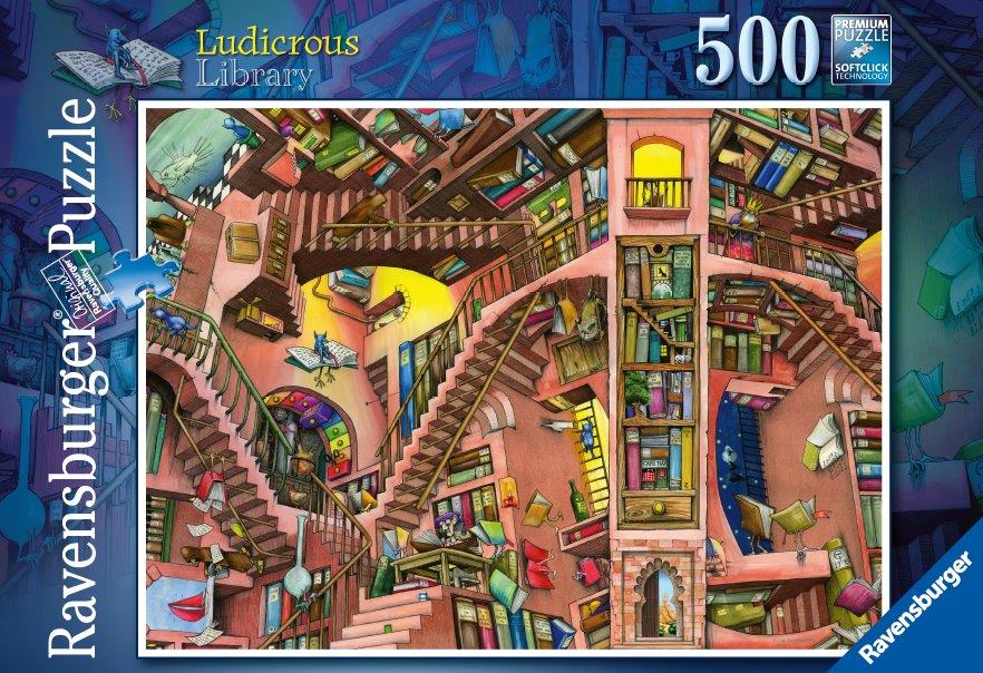 Ludicrous Library 500pc [Ravensburger Puzzle]