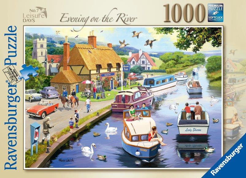 Leisure Days #7 - Evening on River 1000pc [Ravensburger Puzzle]