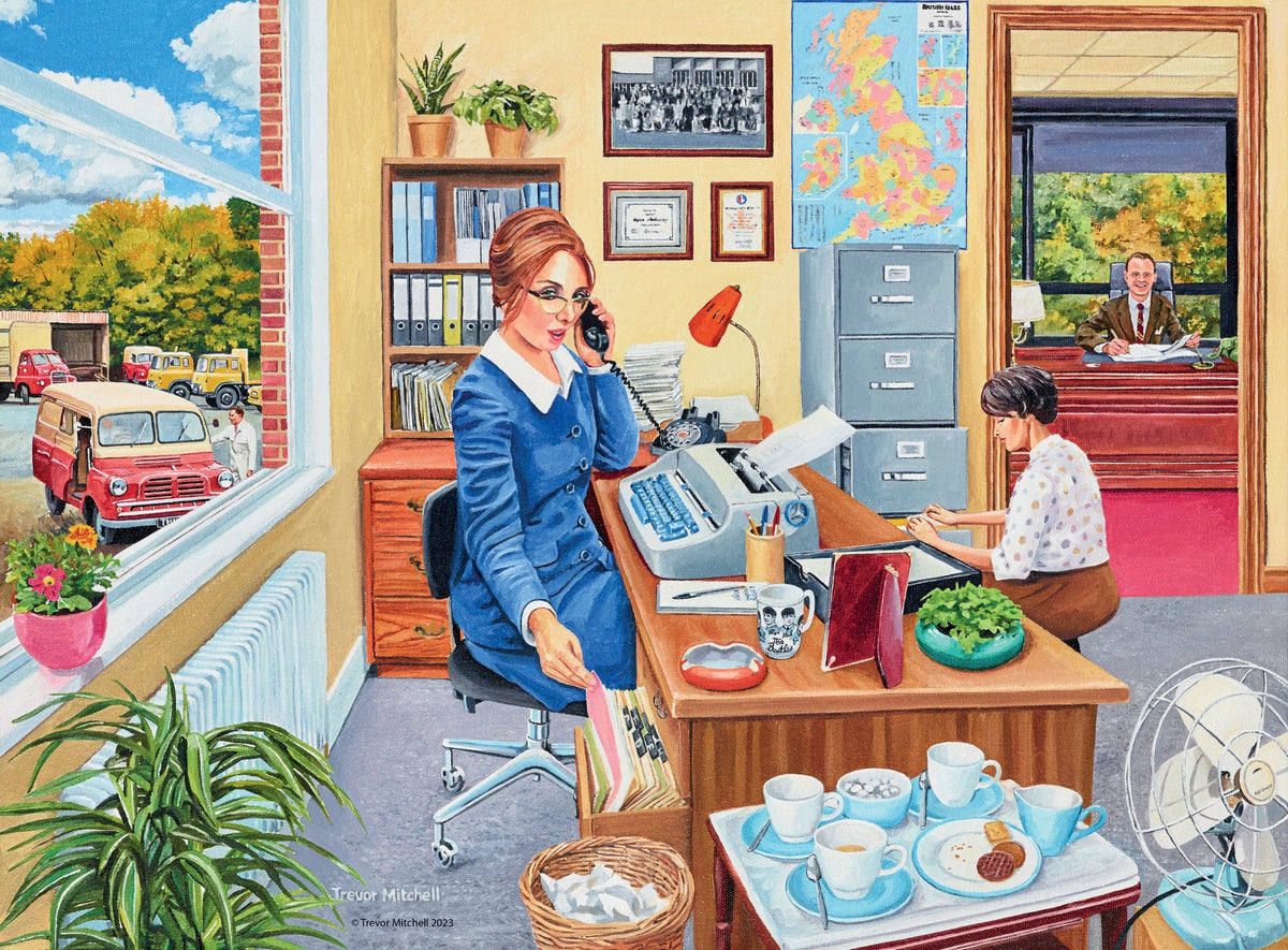 Trevor Mitchell Happy Days: #6 Work Day Memories 4x500pc [Ravensburger Puzzle]