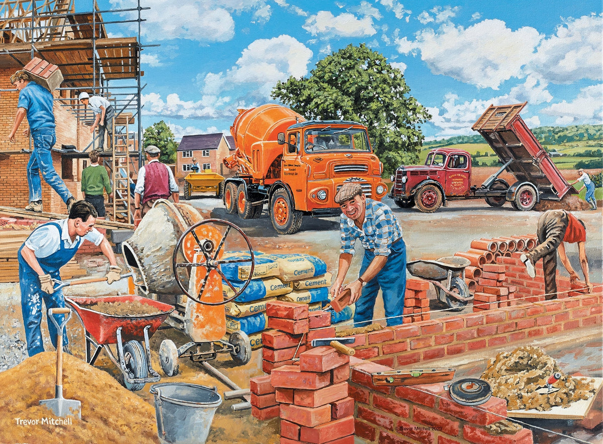 Trevor Mitchell Happy Days: #6 Work Day Memories 4x500pc [Ravensburger Puzzle]
