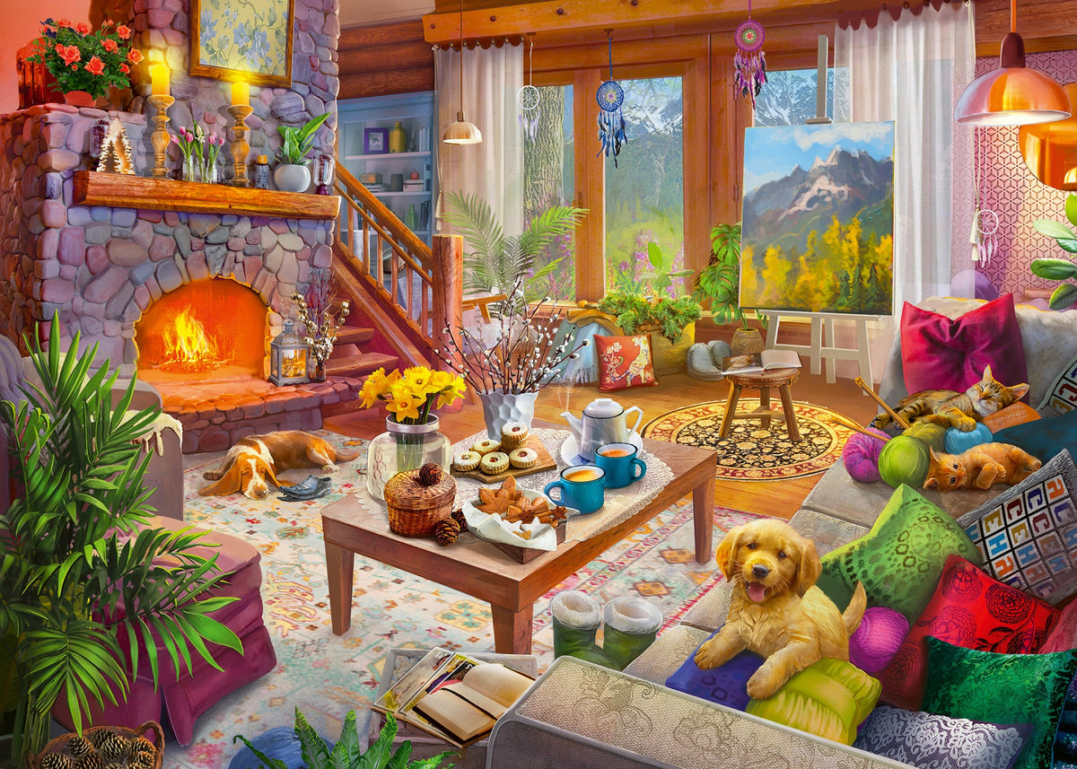Cozy Cabin 1000pc [Ravensburger Puzzle]