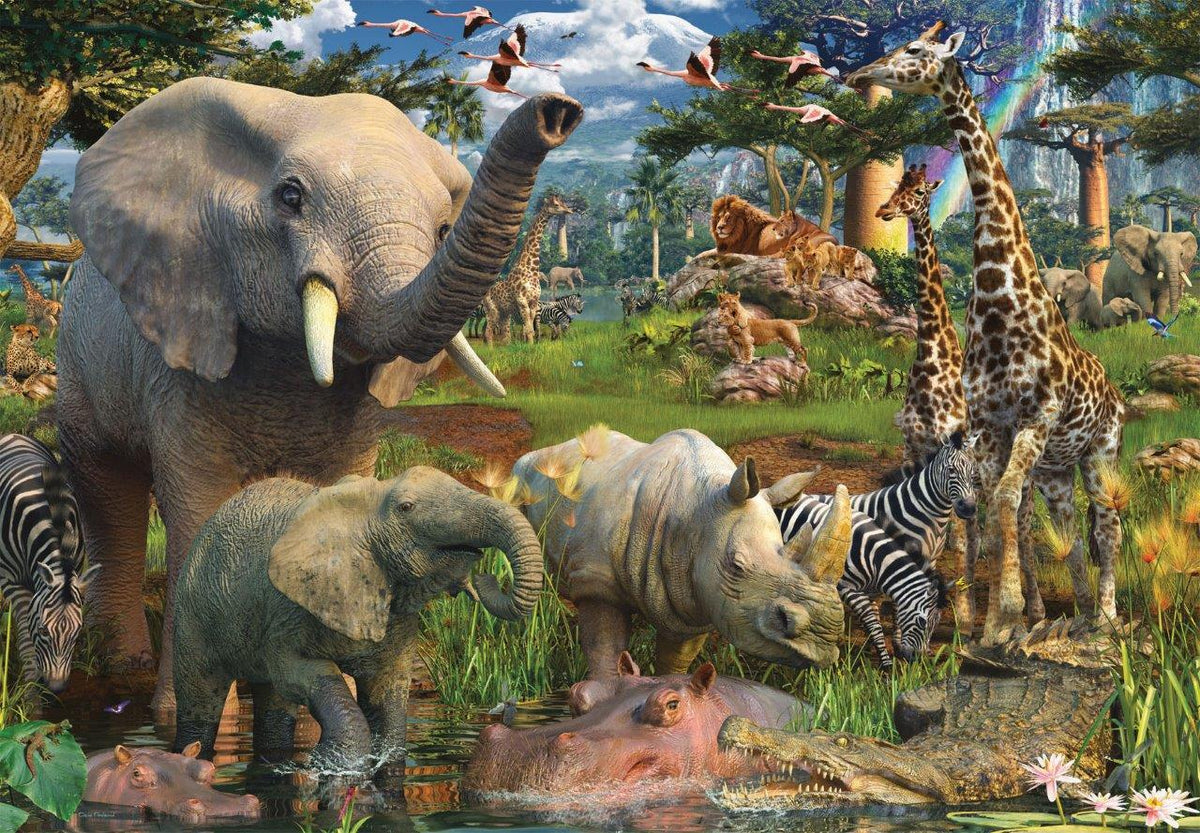At the Waterhole Puzzle 18000pc [Ravensburger Puzzle]