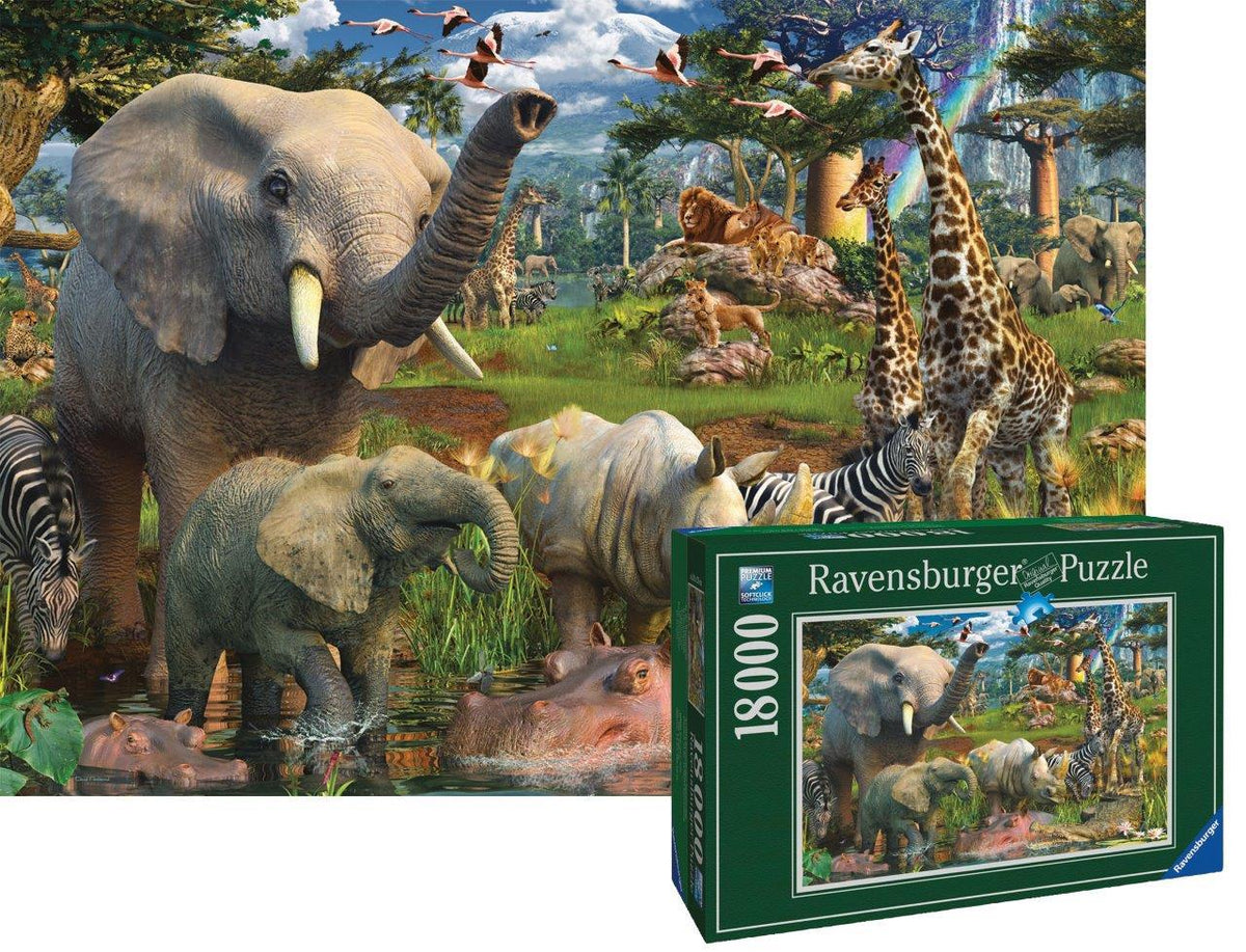 At the Waterhole Puzzle 18000pc [Ravensburger Puzzle]