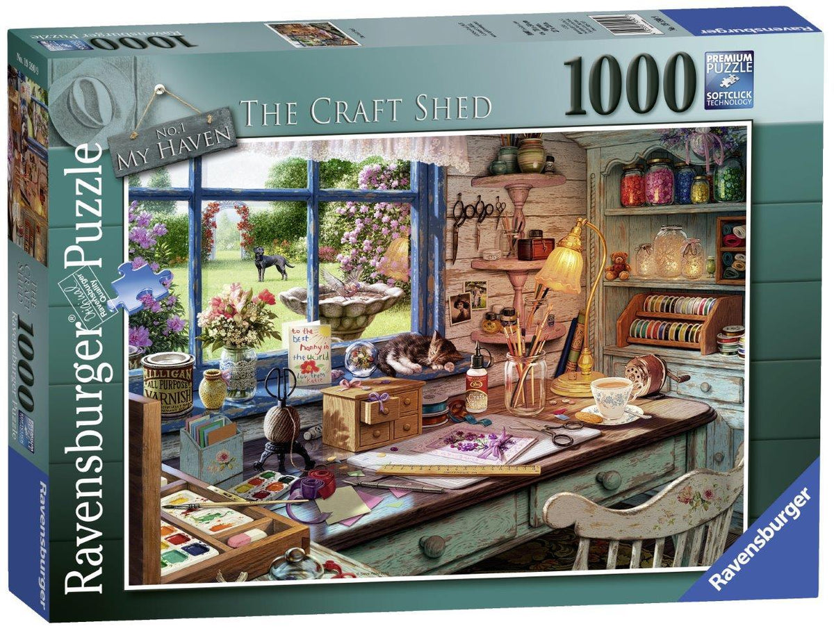 My Haven #1 - The Craft Shed 1000pc [Ravensburger Puzzle]