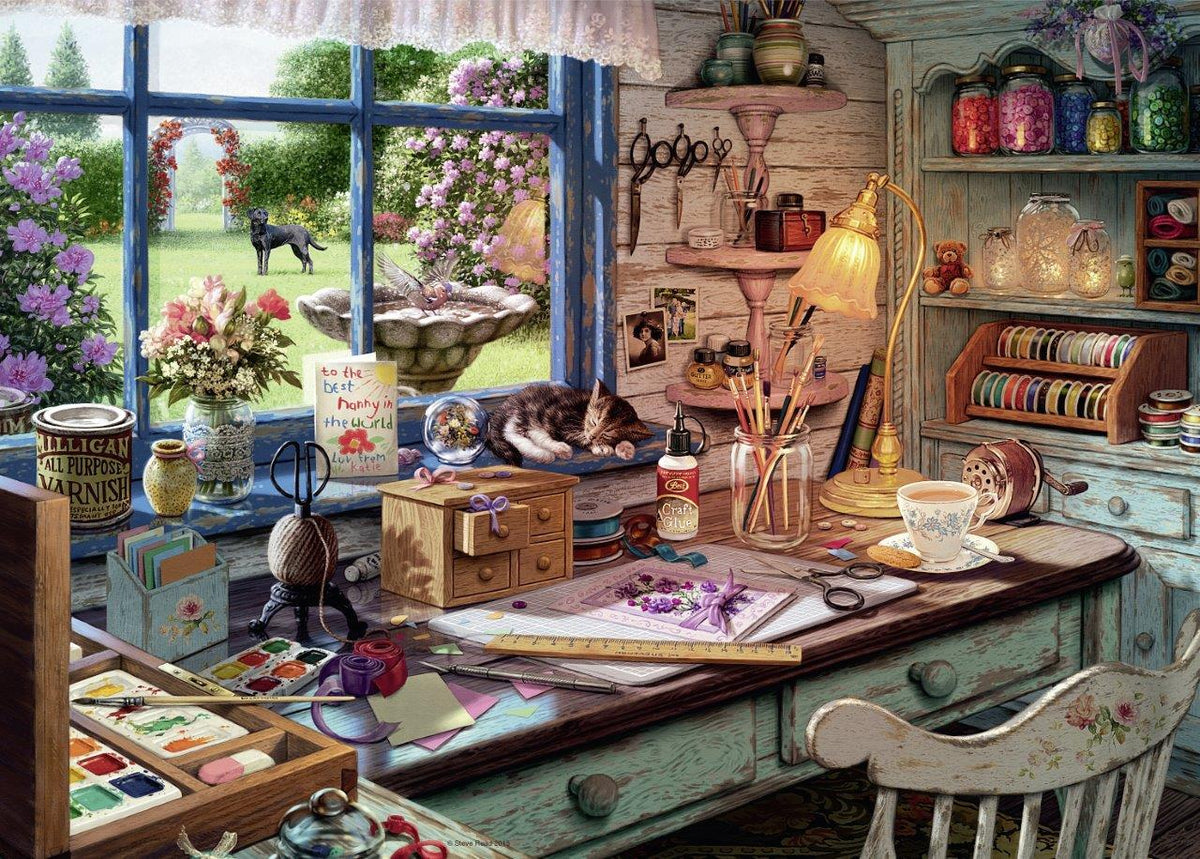 My Haven #1 - The Craft Shed 1000pc [Ravensburger Puzzle]