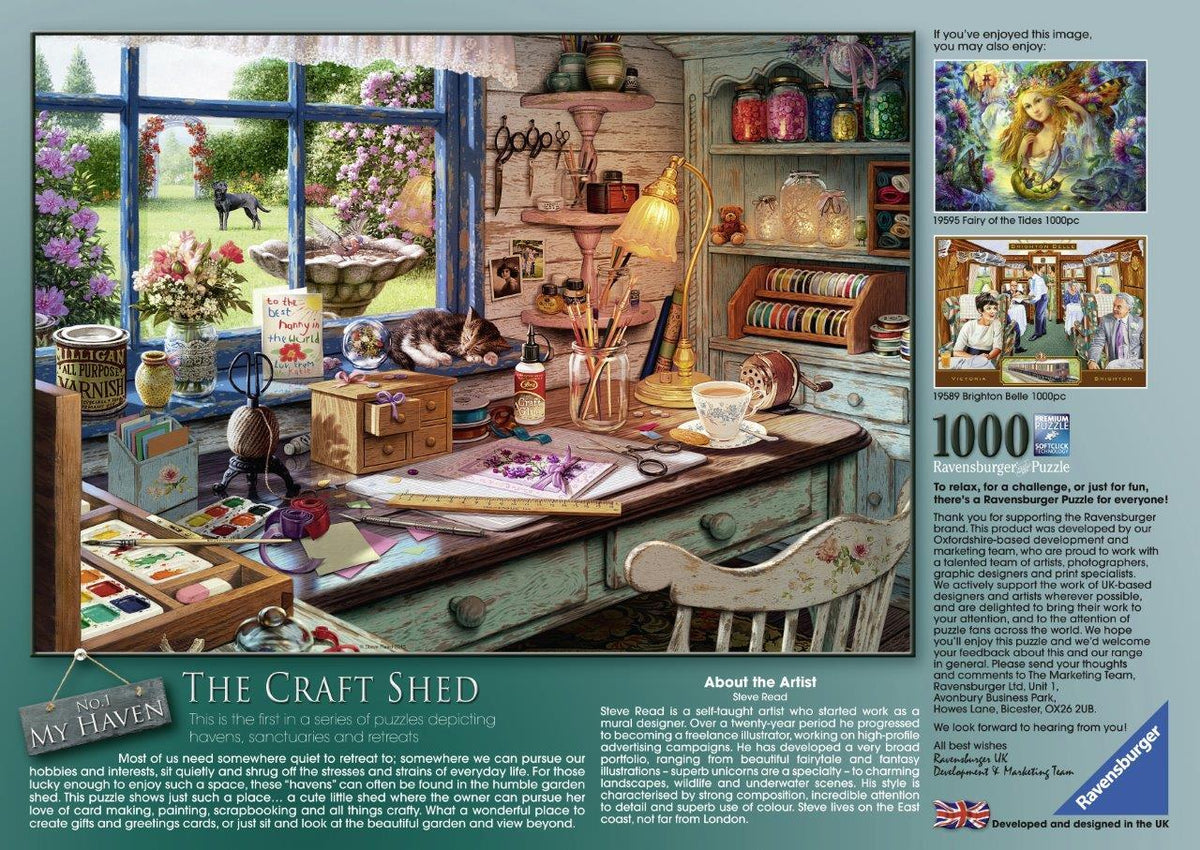 My Haven #1 - The Craft Shed 1000pc [Ravensburger Puzzle]