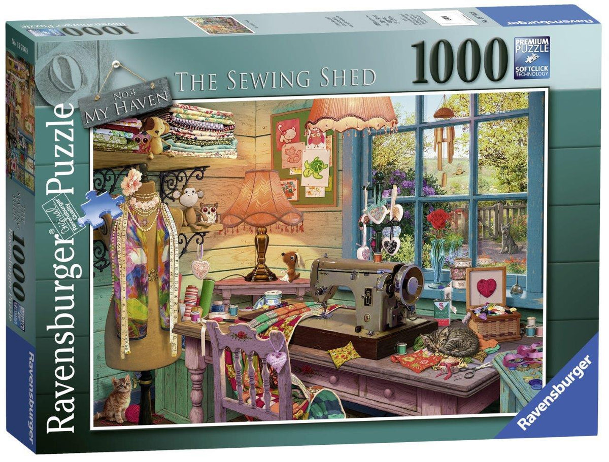 My Haven #4 - The Sewing Shed 1000pc [Ravensburger Puzzle]