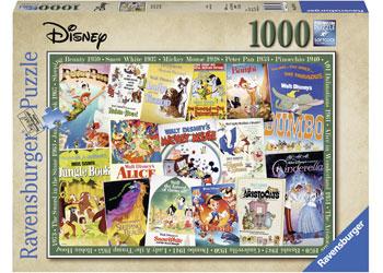 Disney Vintage Movie Posters Puzzle 1000pc [Ravensburger Puzzle]