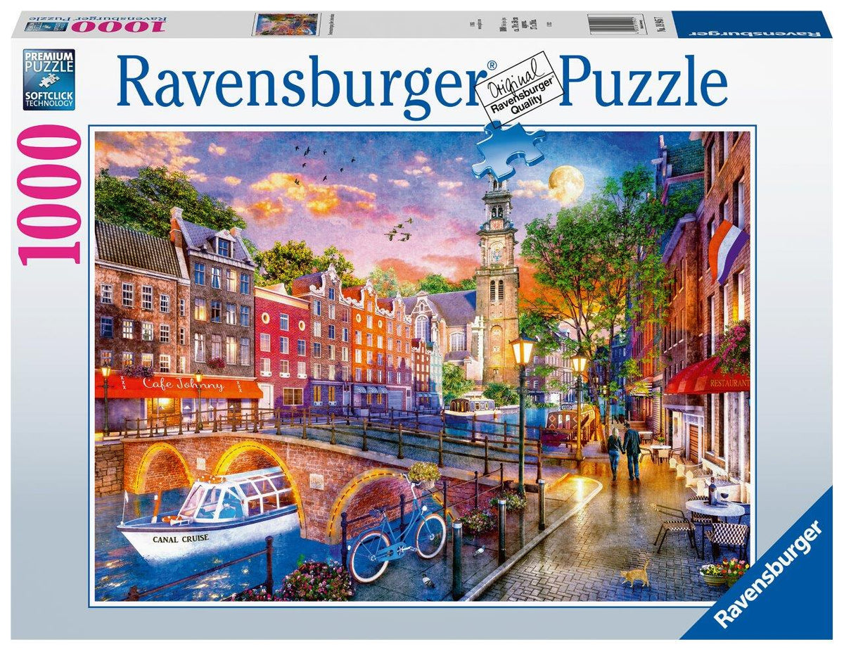 Sunset in Amsterdam 1000pc [Ravensburger Puzzle]