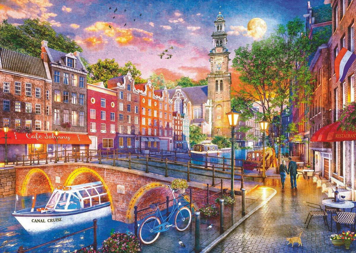 Sunset in Amsterdam 1000pc [Ravensburger Puzzle]