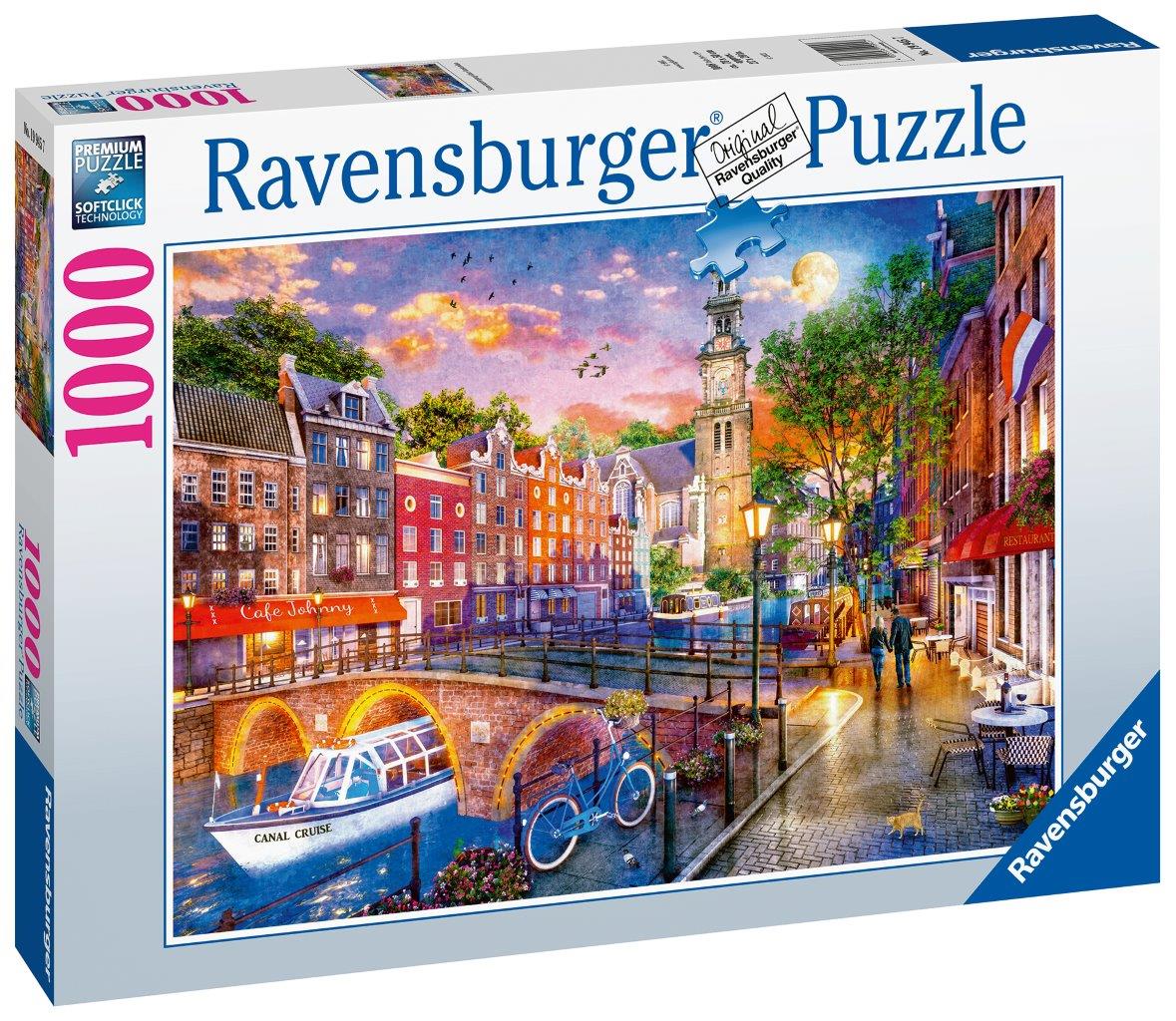 Sunset in Amsterdam 1000pc [Ravensburger Puzzle]