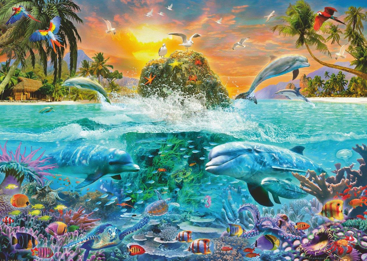 The Underwater Island 1000pc [Ravensburger Puzzle]