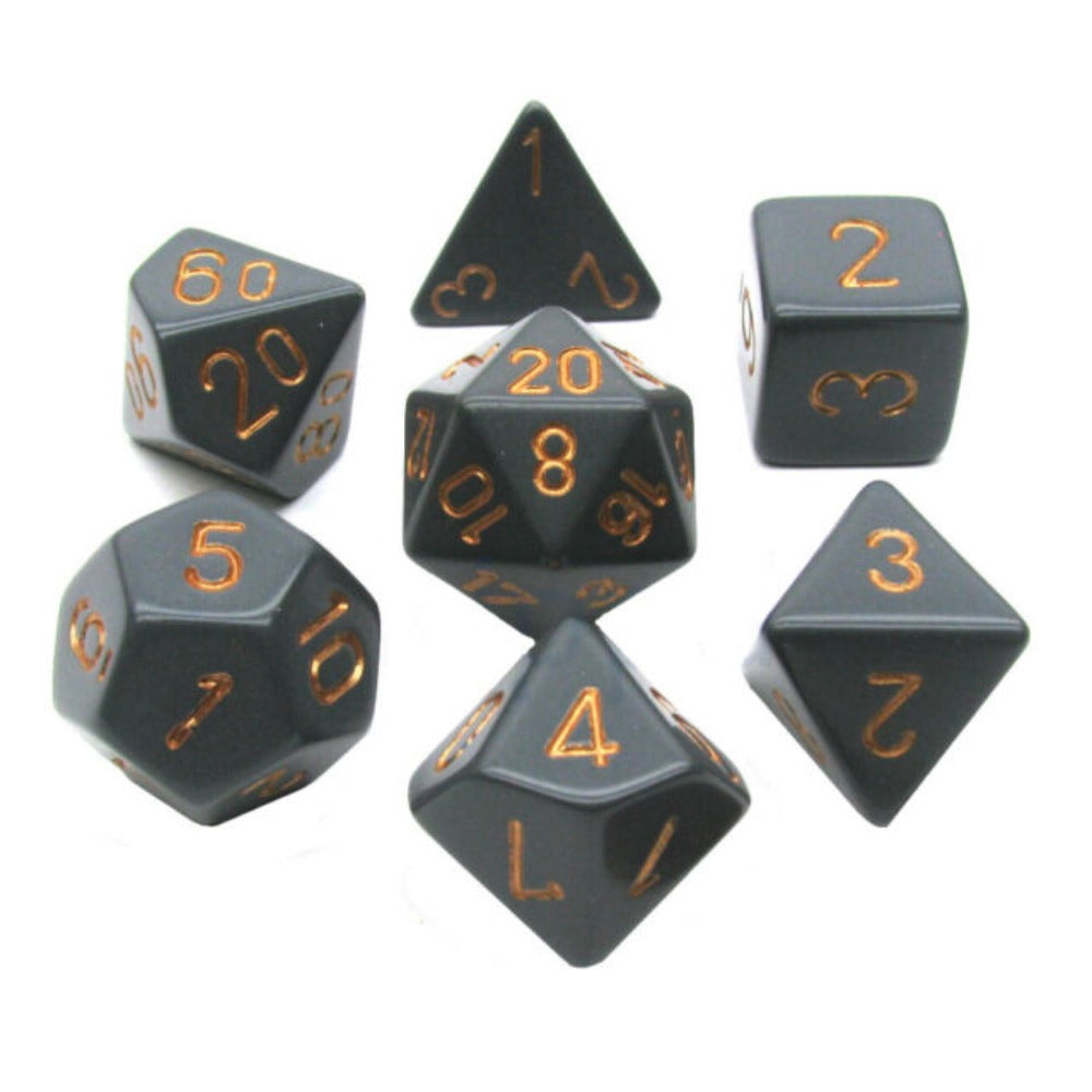 CHX 25428 Opaque Black/gold (Polyhedral 7-Die Set)