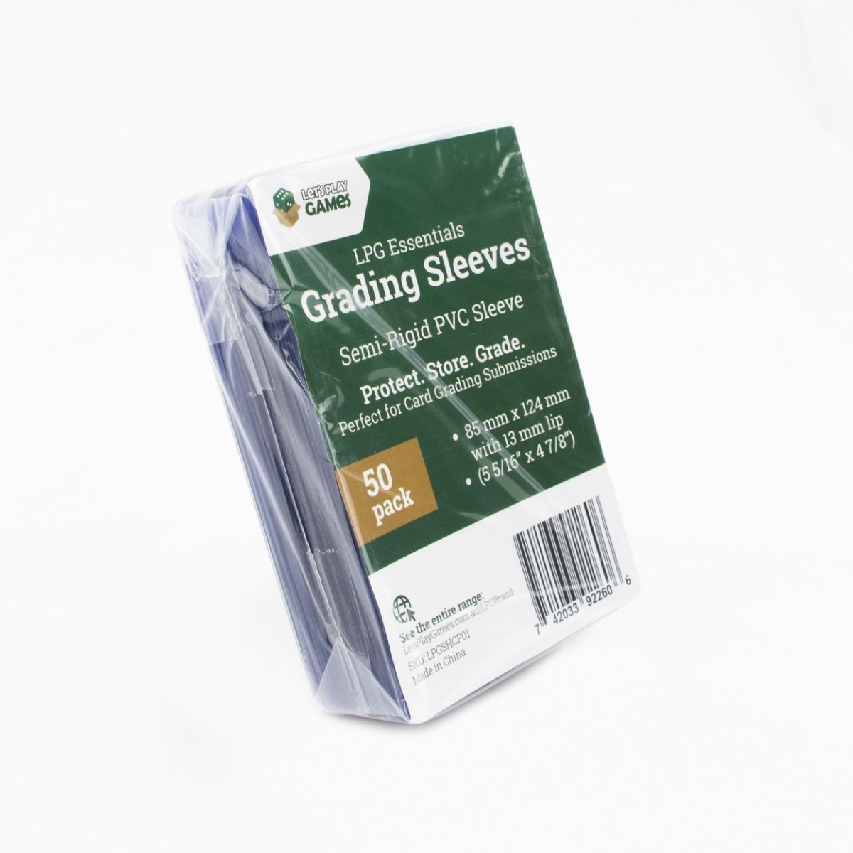 Grading Sleeves (50) - 85mm x 124mm (Lets Play Games)