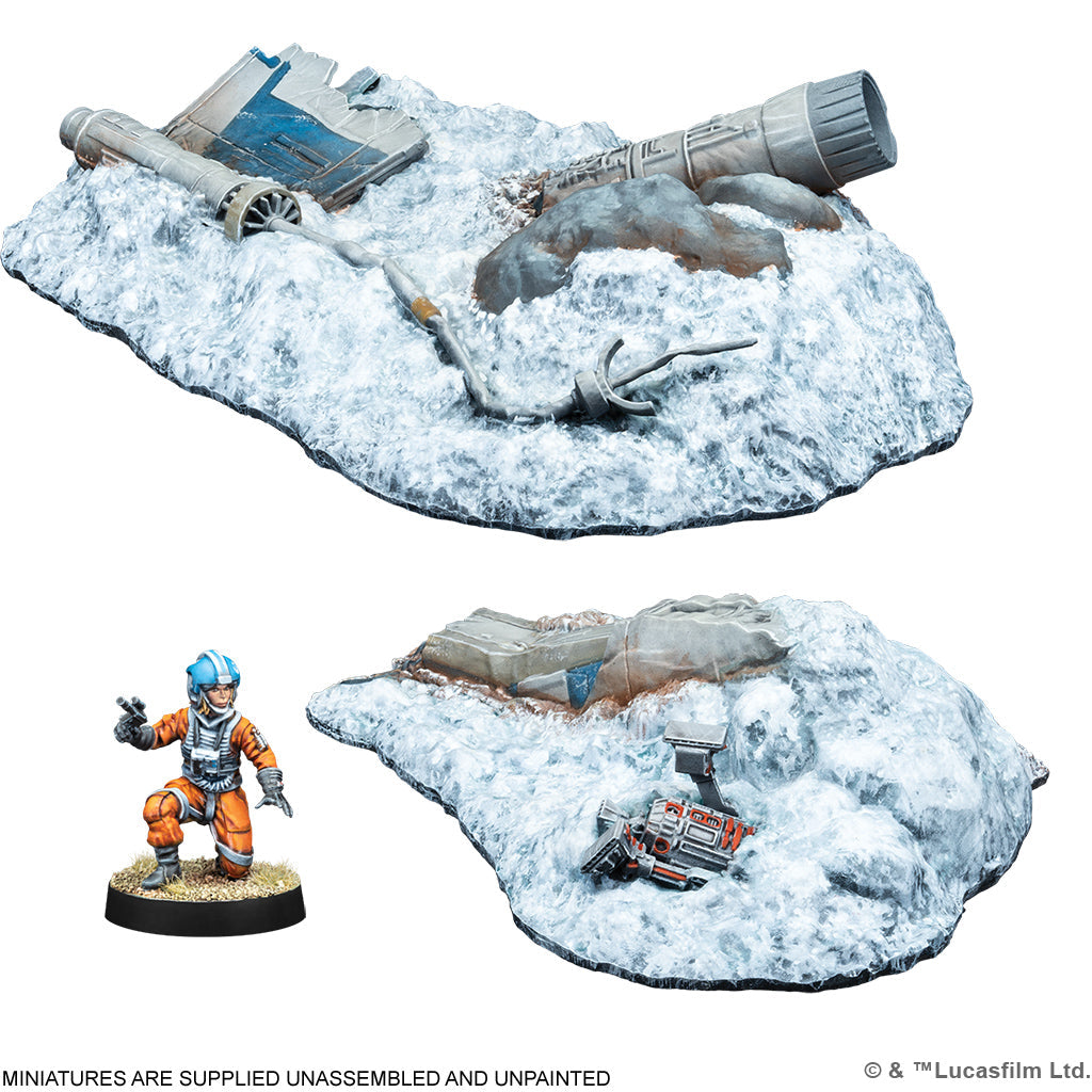 Crashed X-Wing - Battlefield Expansion (Star Wars Legion)