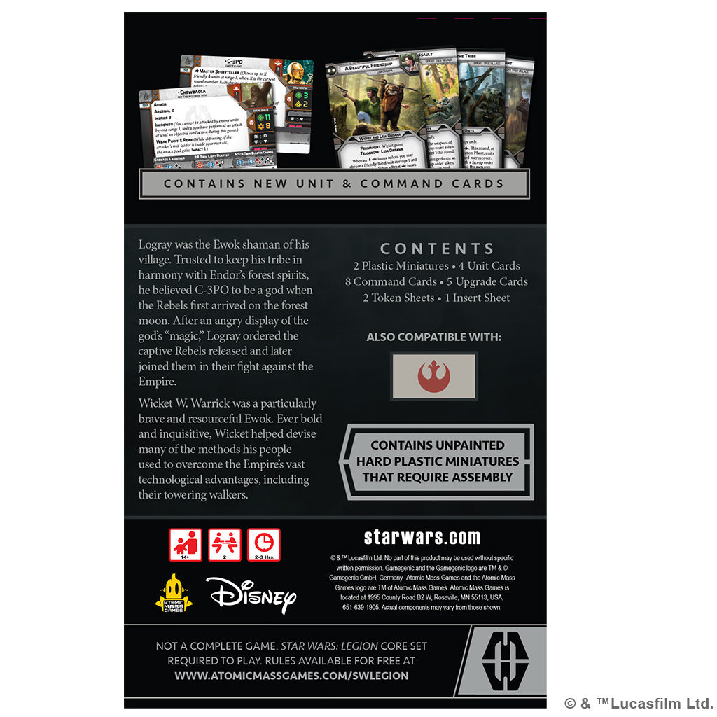 Logray &amp; Wicket - Commander Expansion (Star Wars Legion)