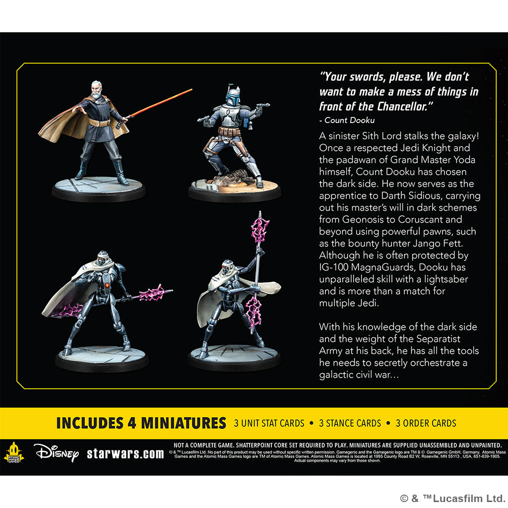 Twice the Pride: Count Dooku Squad Pack (Star Wars: Shatterpoint)