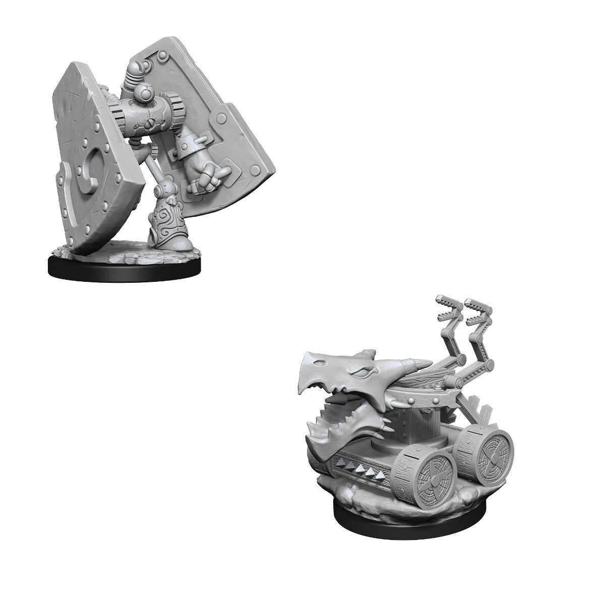 Stone Defender & Oaken Bolter [D&D Nolzurs Marvelous Unpainted Miniatures]