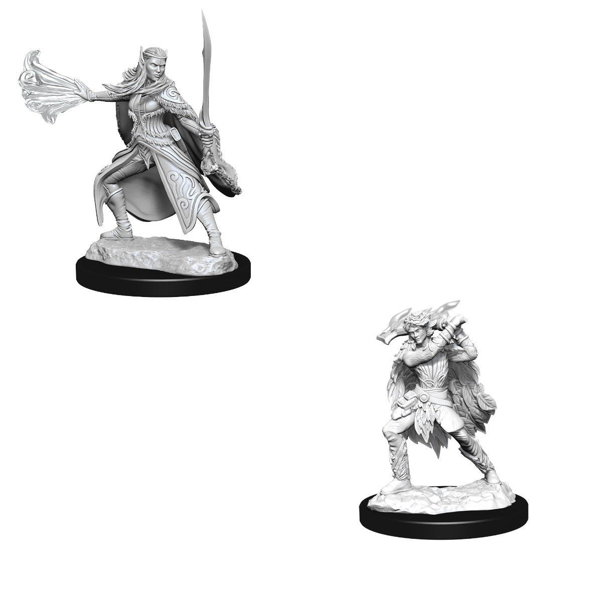 Winter Eladrin & Spring Eladrin [D&D Nolzurs Marvelous Unpainted Miniatures]