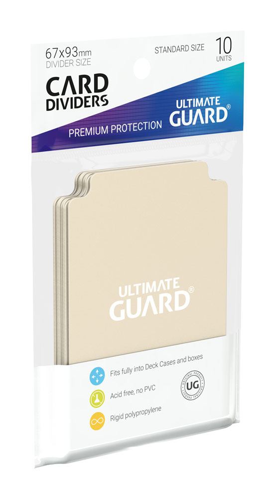 Ultimate Guard Card Dividers - Sand - Standard-Size (10)