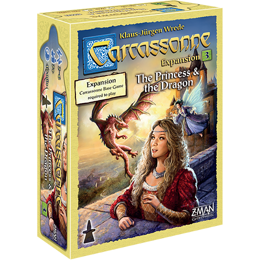 Carcassonne - The Princess &amp; The Dragon (Expansion #3)