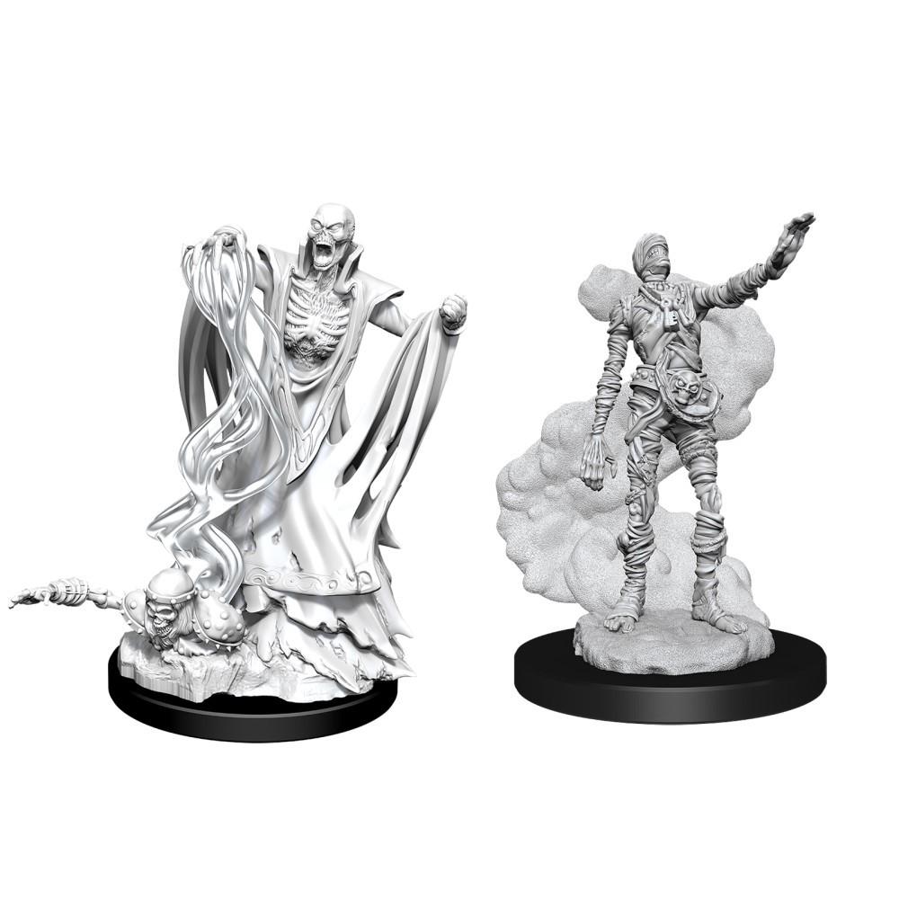 D&amp;D - Lich &amp; Mummy Lord (Nolzurs Marvelous Unpainted Miniatures)