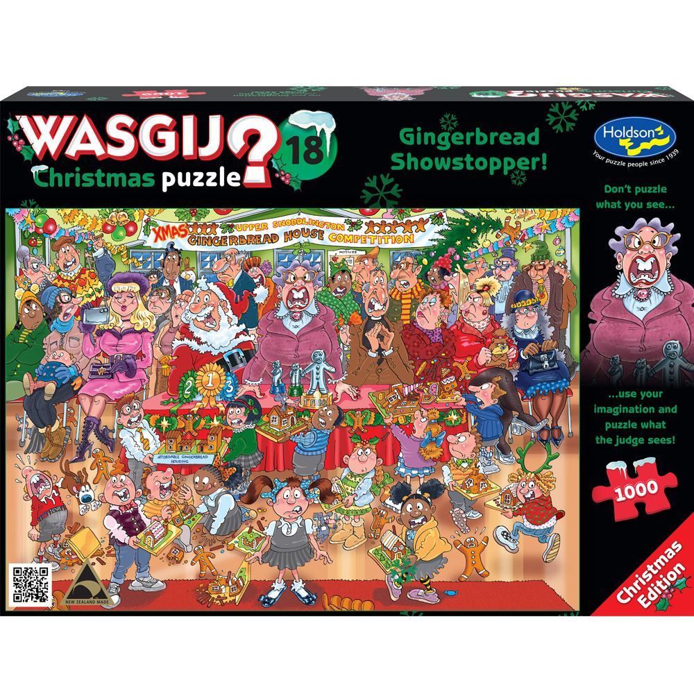 WASGIJ? Christmas #18 - Gingerbread Showstopper! 1000pc Puzzle