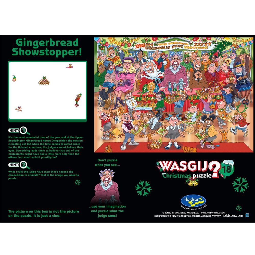 WASGIJ? Christmas #18 - Gingerbread Showstopper! 1000pc Puzzle