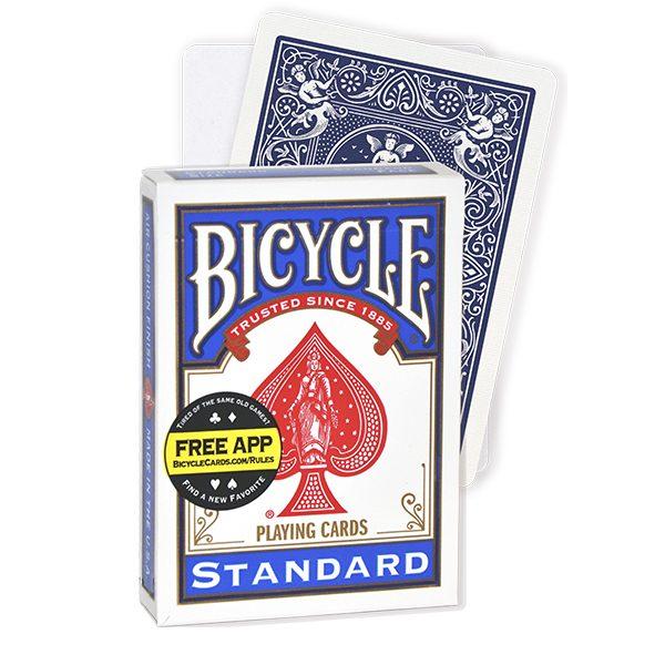 Bicycle Blank Face Blue Back Case Playing Cards