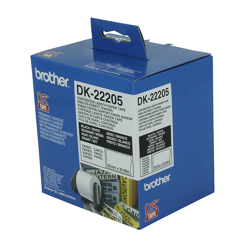 Brother DK 22205 Label 62 x 30 - Roll