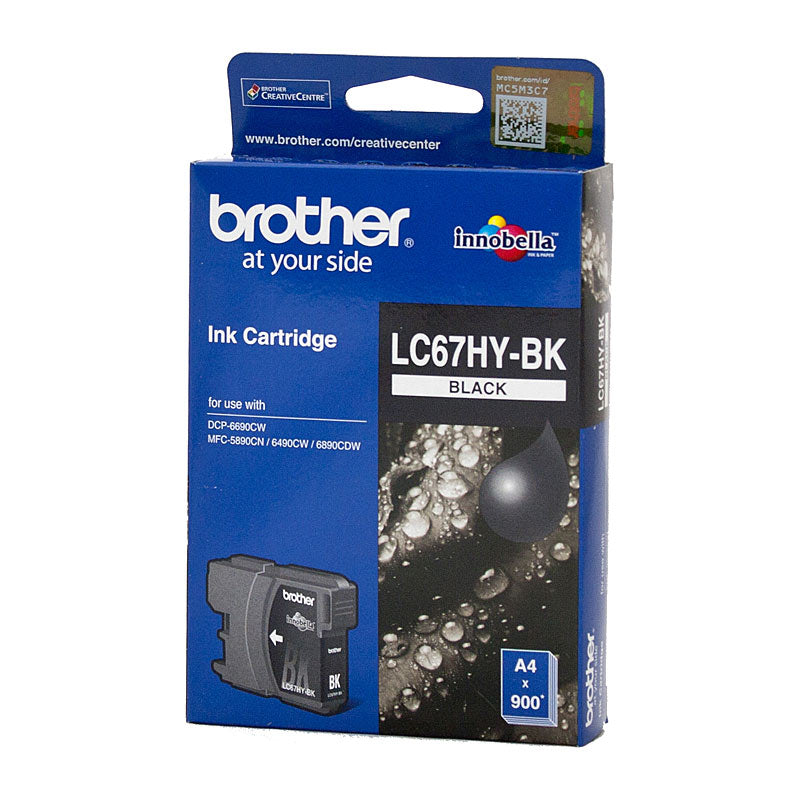 Brother LC67 Black HY Ink Cart