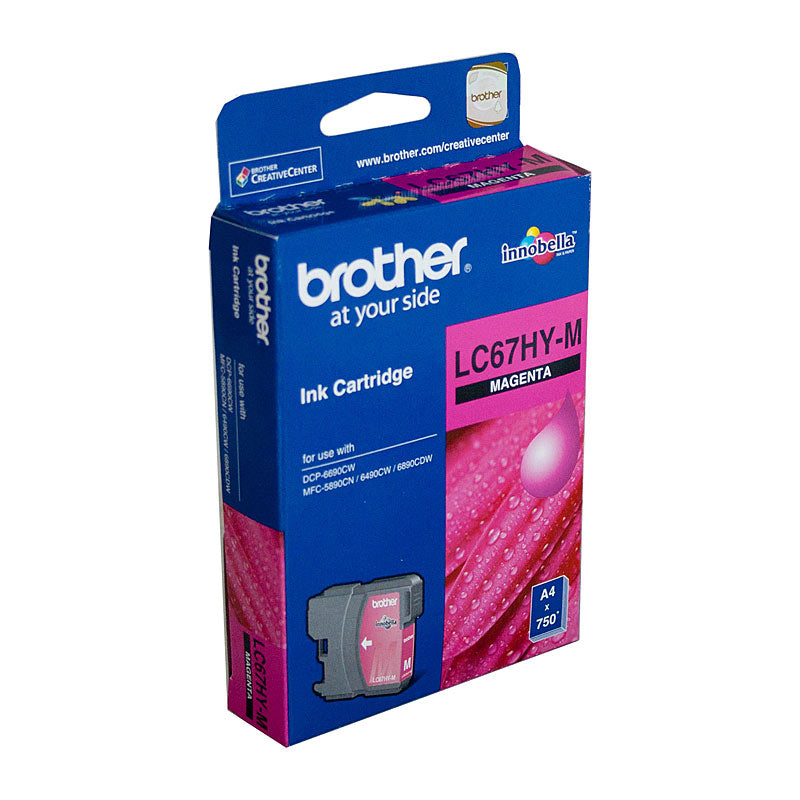 Brother LC 67 High Yield Magenta