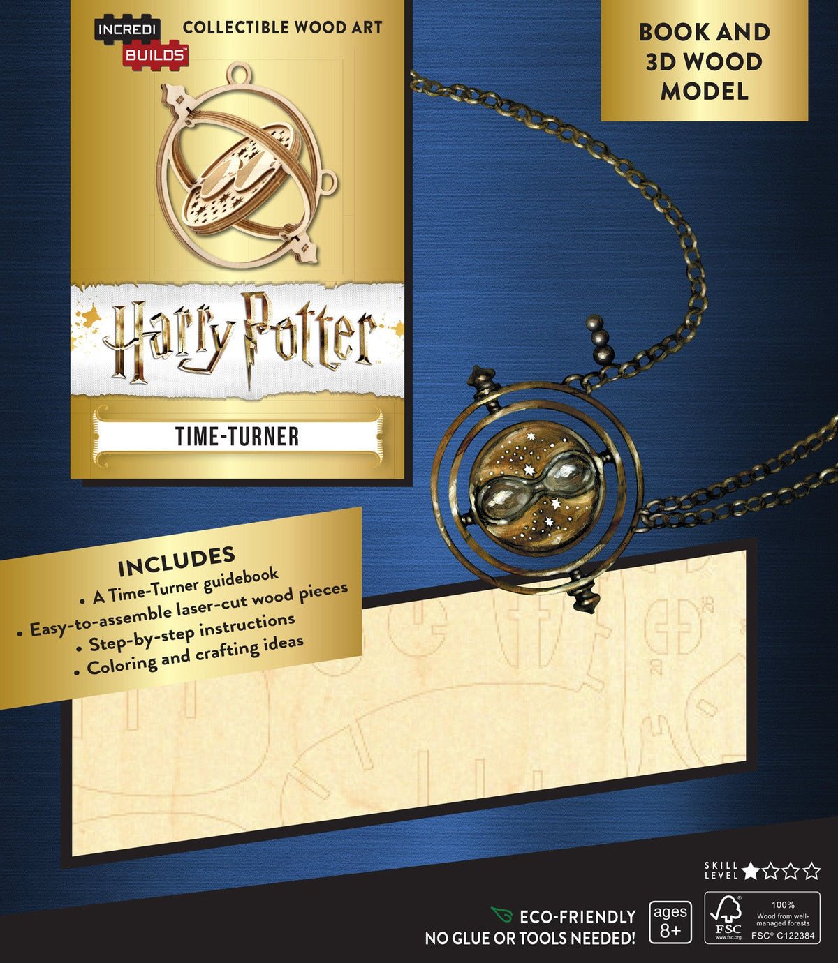 Incredibuilds Harry Potter Time Turner 3D Wood Model
