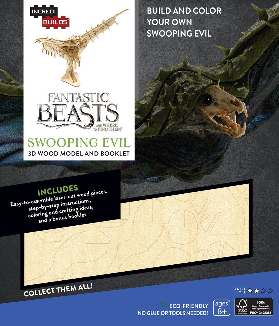Incredibuilds Fantastic Beasts Swooping Evil 3D Wood Model