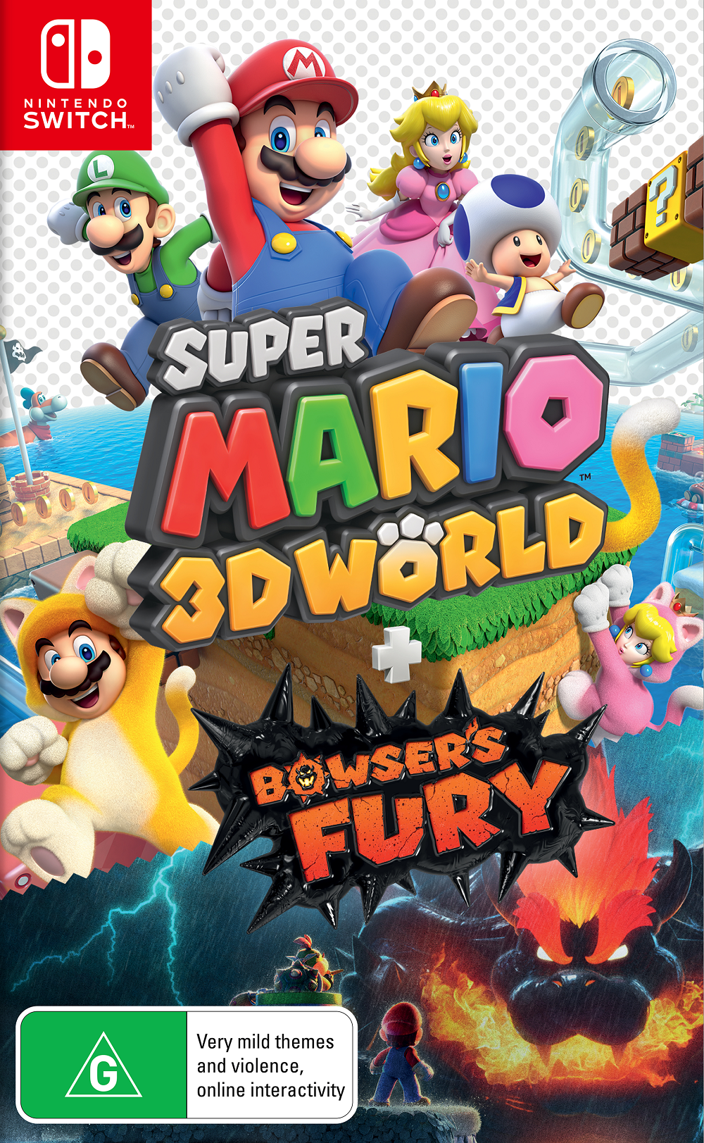 Super Mario 3D World + Bowser&#39;s Fury (Nintendo Switch)