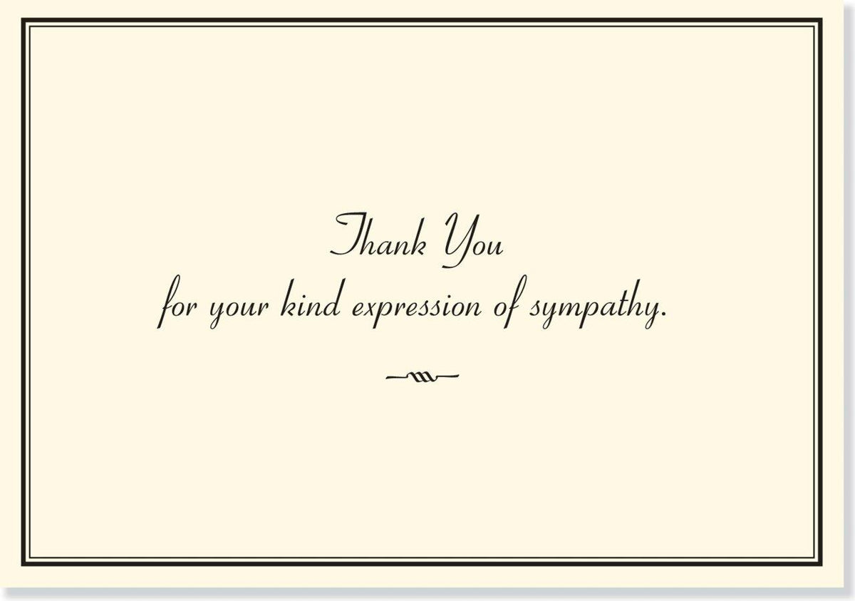 Peter Pauper Thank You Note Sympathy