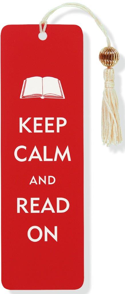 Peter Pauper Beaded Bkmk Keep Calm/Read On