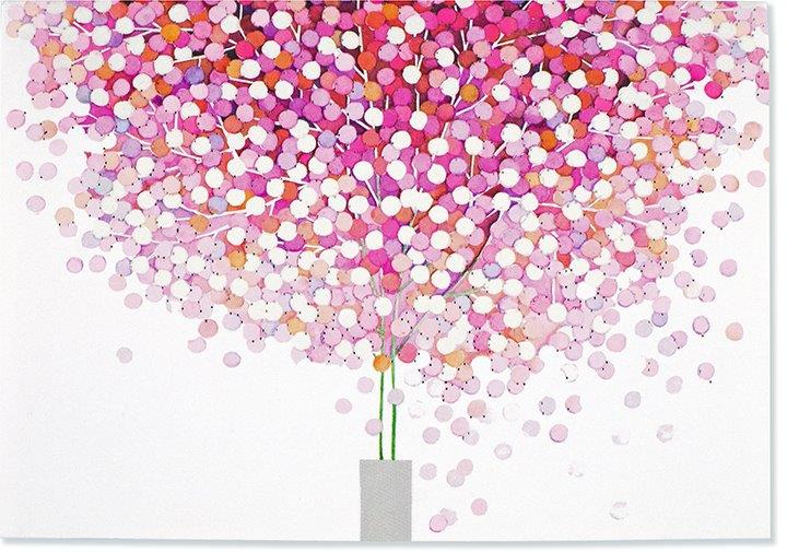 Peter Pauper Note Card Lollipop Tree