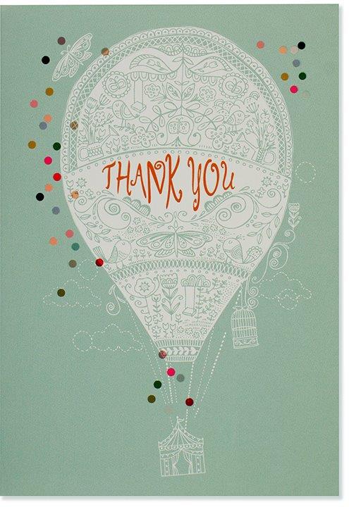 Peter Pauper Thank You Note Up Up And Away