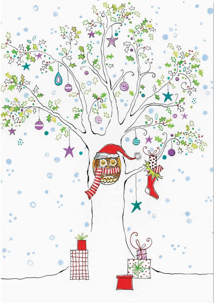 Peter Pauper Mini Box: Festive Owls