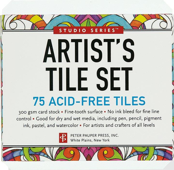 Peter Pauper Artist Tiles White