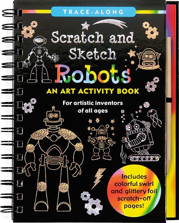 Peter Pauper Scratch &amp; Sketch Robots