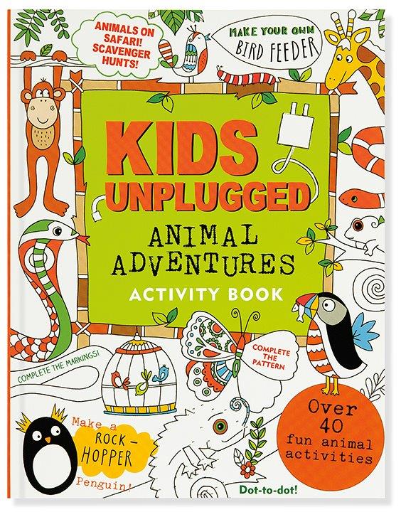 Peter Pauper Kids Unplugged: Animal Adventures Activity Book (Peter Pauper Press)