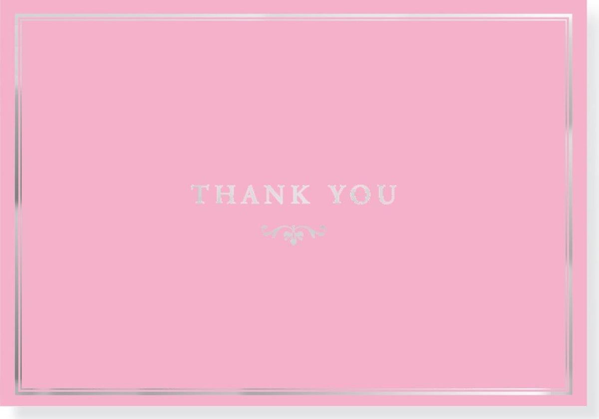 Peter Pauper Thank You Note Pink Elegance