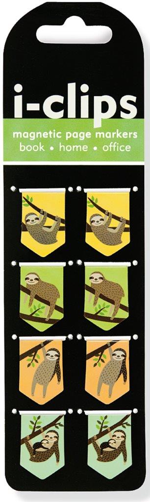 Peter Pauper Iclip Magnetic Bkmk Sloths