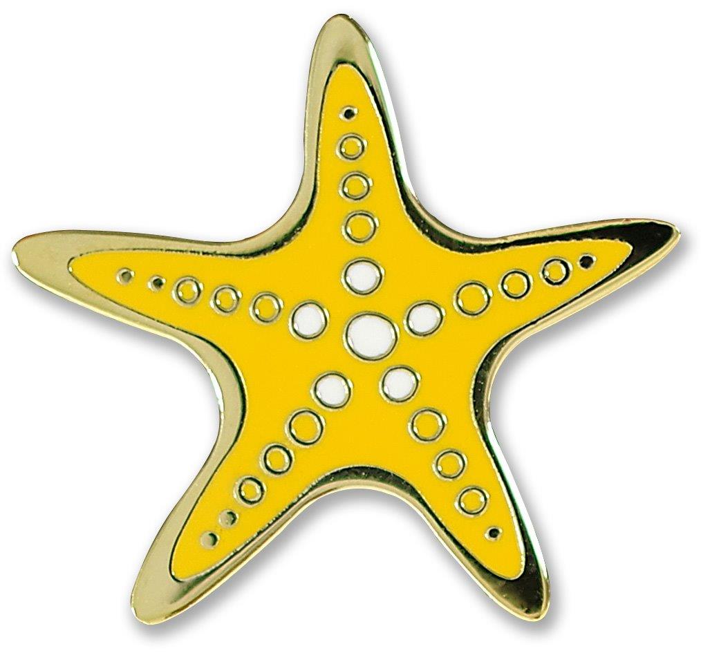 Peter Pauper Enamel Pin Starfish