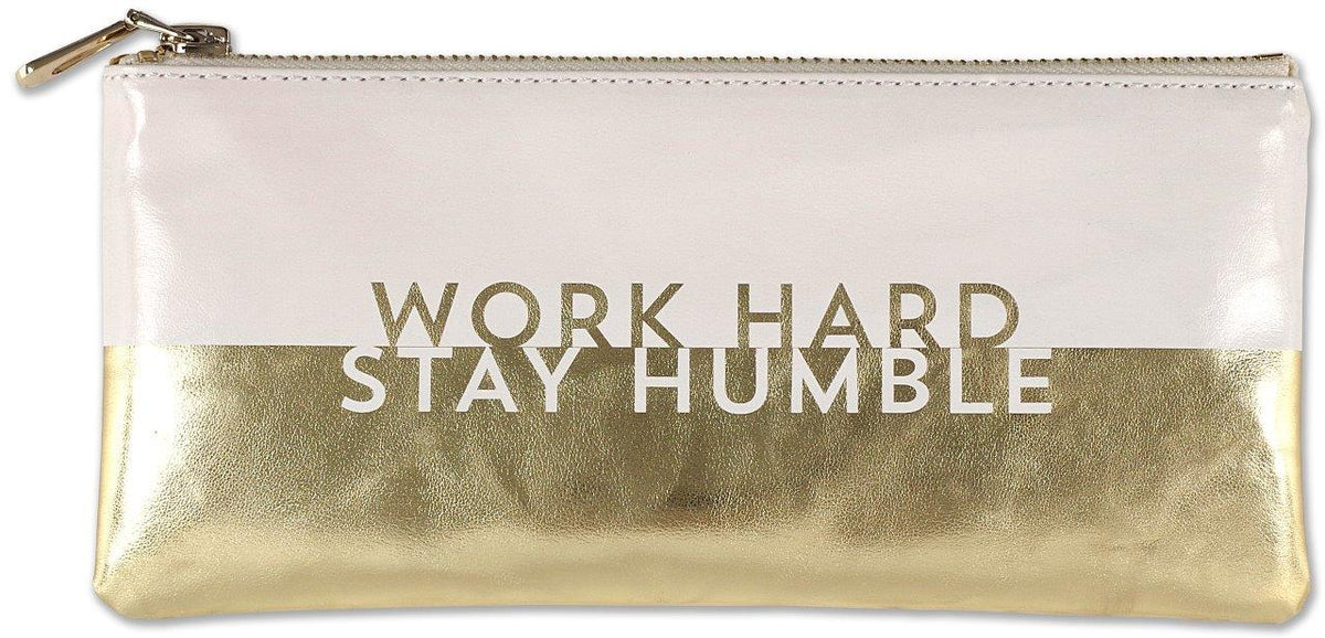 Peter Pauper Pencil Pouch Work Hard Stay