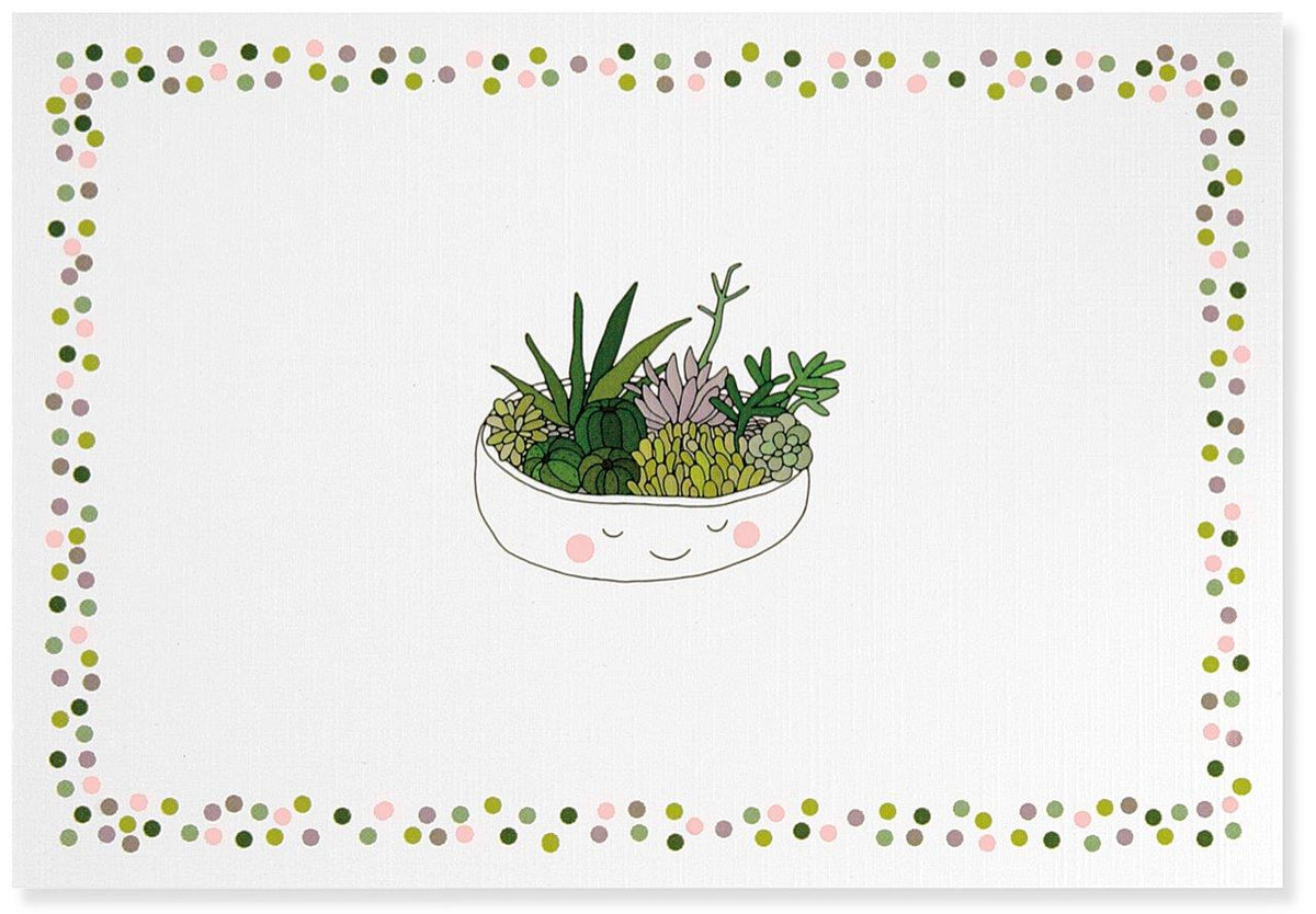 Peter Pauper Note Card Succulents
