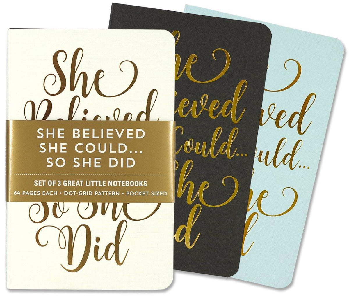 Peter Pauper Ntbk Jotter She Believed She