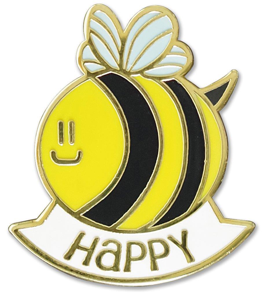Peter Pauper Enamel Pin Bee Happy